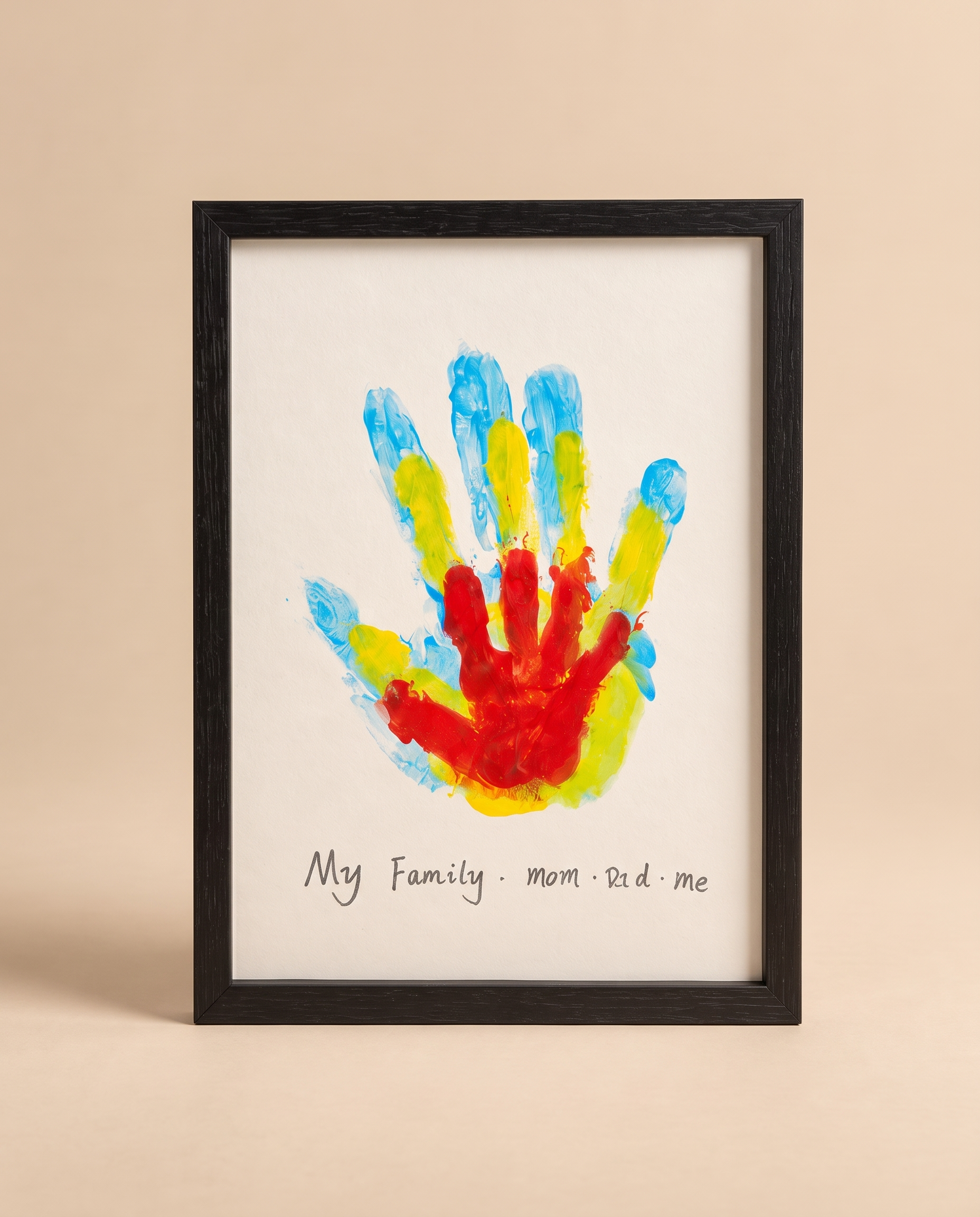 Marco de madera para huellas familiares - studio
