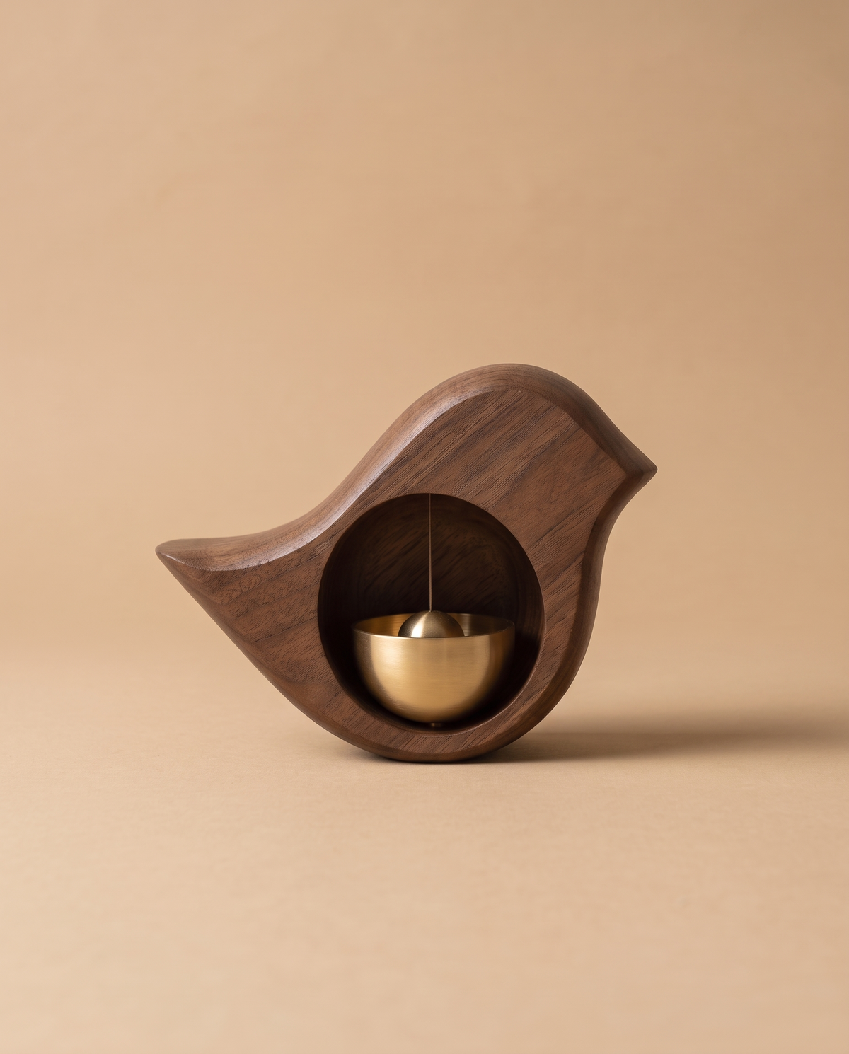 Timbre de puerta de madera - studio