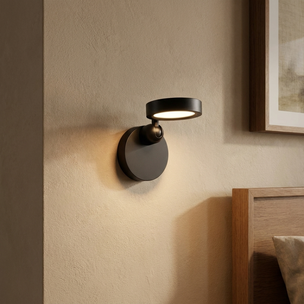 Lámpara de pared magnética montada en pasillo