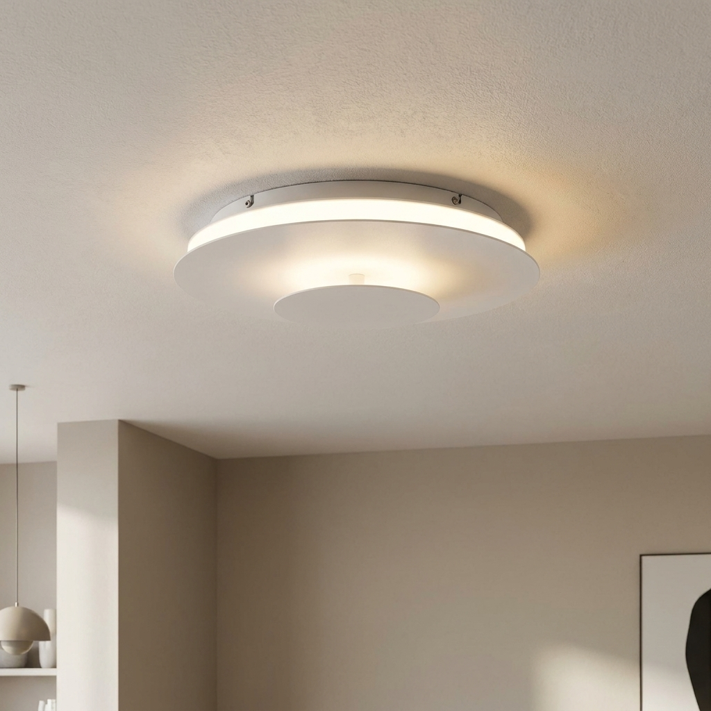 Lámpara de techo LED redonda montada