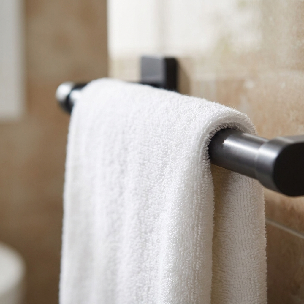 aluminum towel stand - uso diario 3 (detalle)