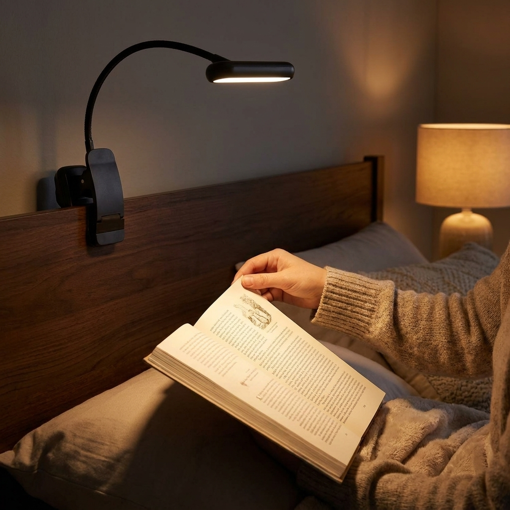 clip-on reading light - uso diario 1