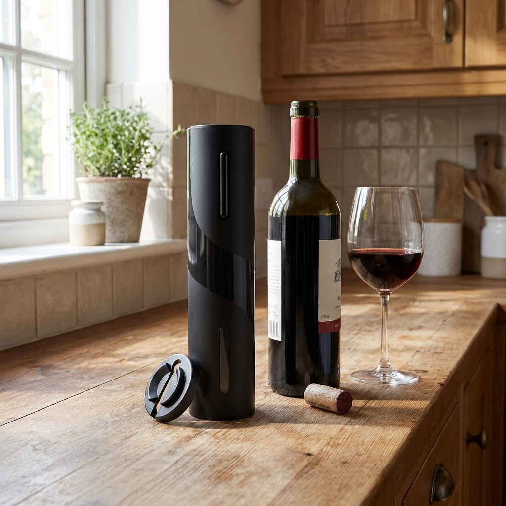electric wine opener set - uso diario 1