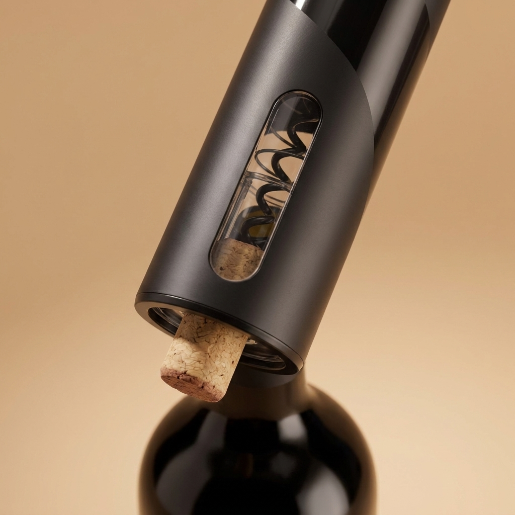 electric wine opener set - uso diario 3 (detalle)