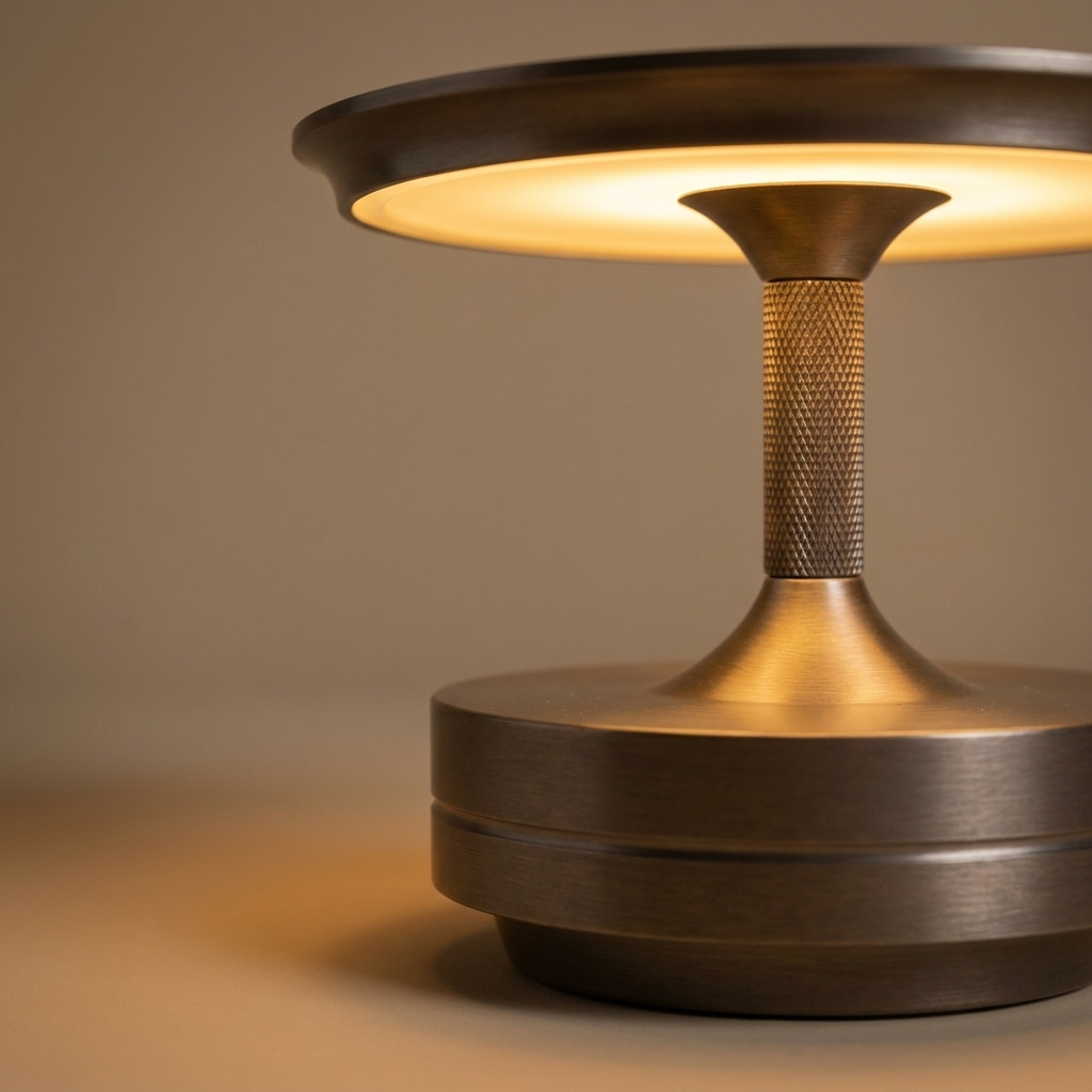 wireless dimmable metal table lamp - uso diario 3 (detalle)