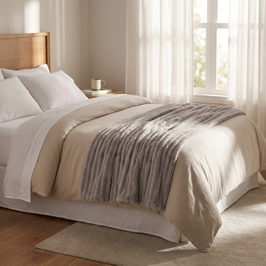 soft fleece throw blanket - uso diario 2