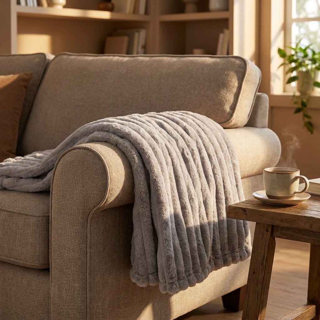 soft fleece throw blanket - uso diario 1