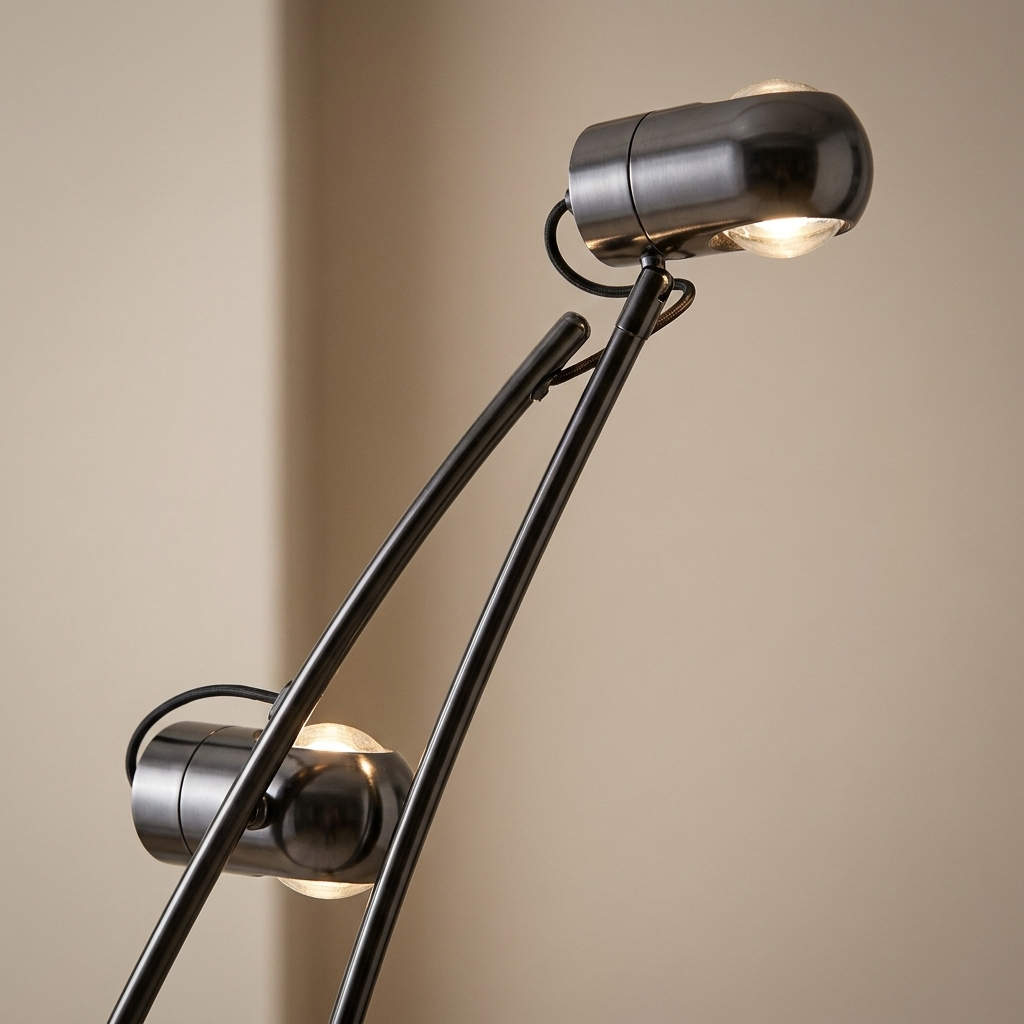 two-head arc floor lamp - uso diario 3 (detalle)