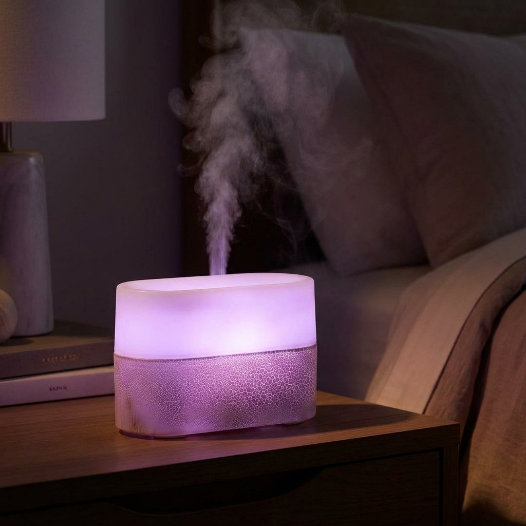 color-changing humidifier lamp - uso diario 1