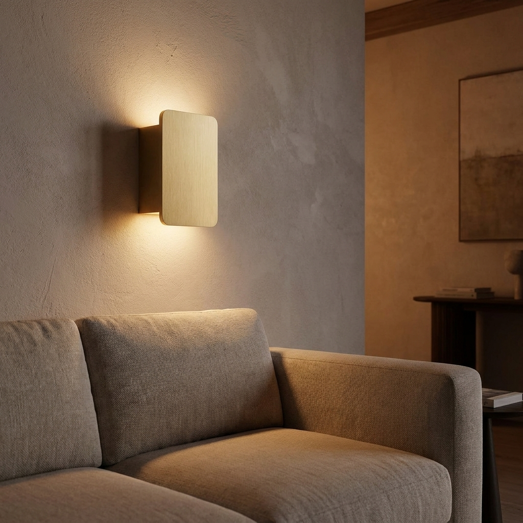 modern square wall lamp - uso diario 1