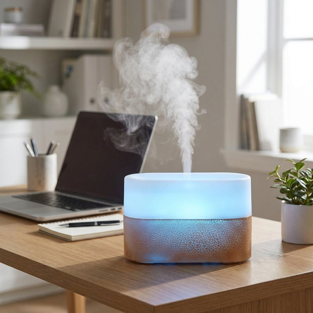 color-changing humidifier lamp - uso diario 2