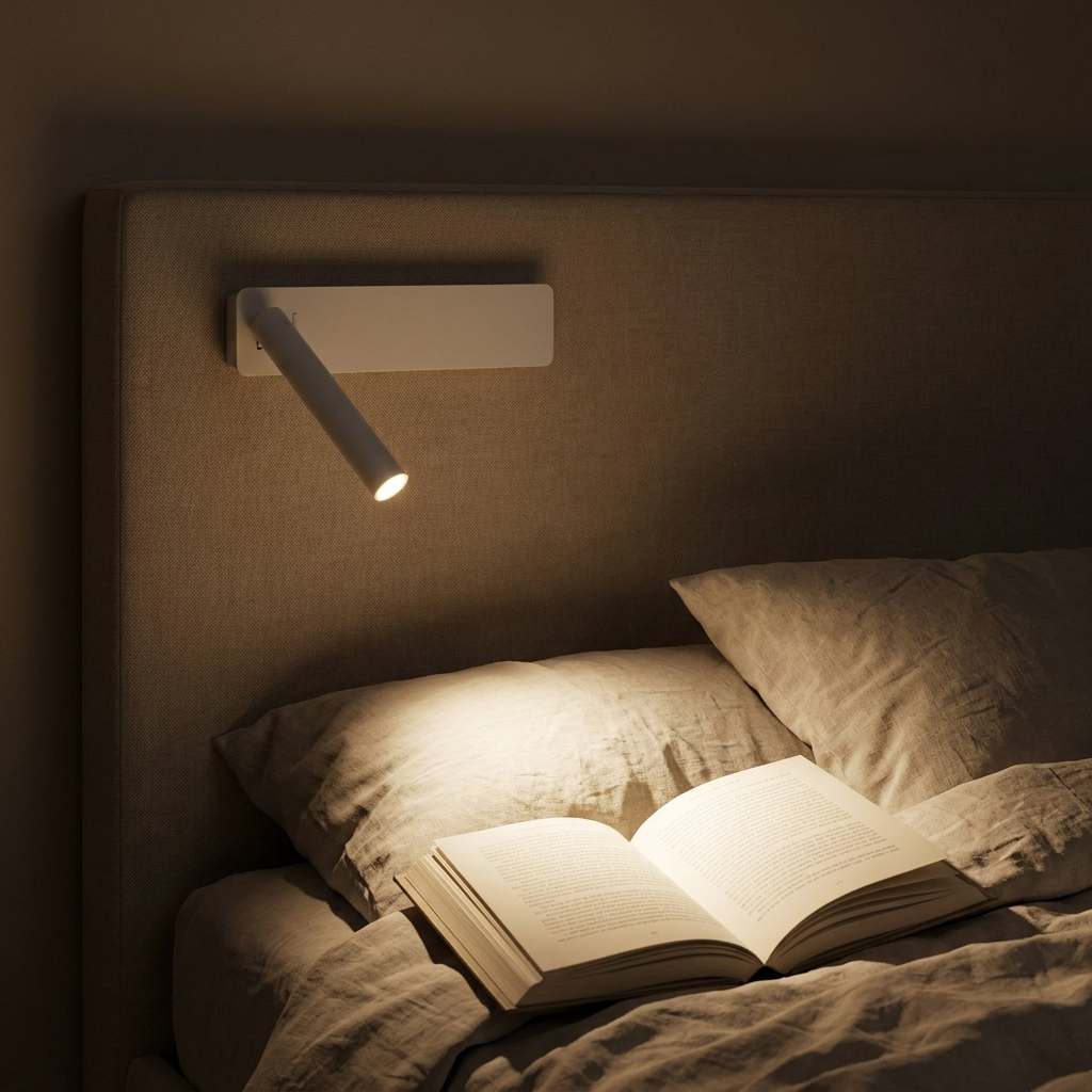 adjustable LED reading wall light - uso diario 1