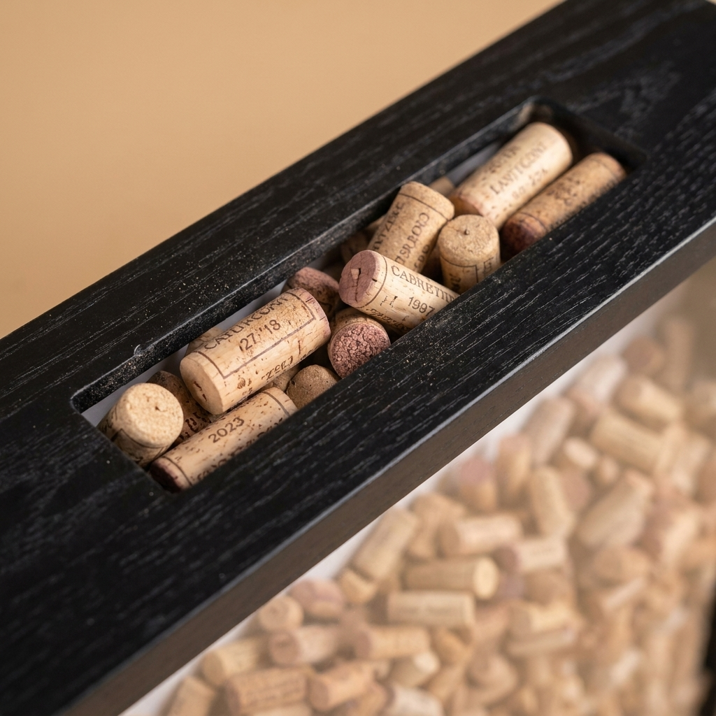 wine cork holder frame - uso diario 3 (detalle)