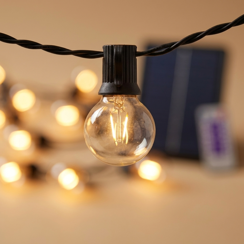 solar G40 string lights - uso diario 3 (detalle)