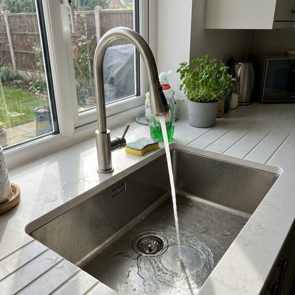 extendable kitchen faucet - uso diario 3