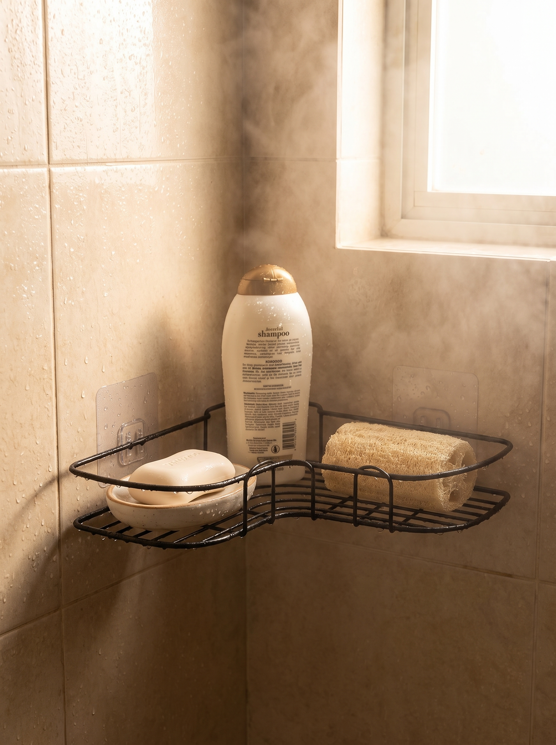 Estante de Ducha Inoxidable sin Taladro - lifestyle 2