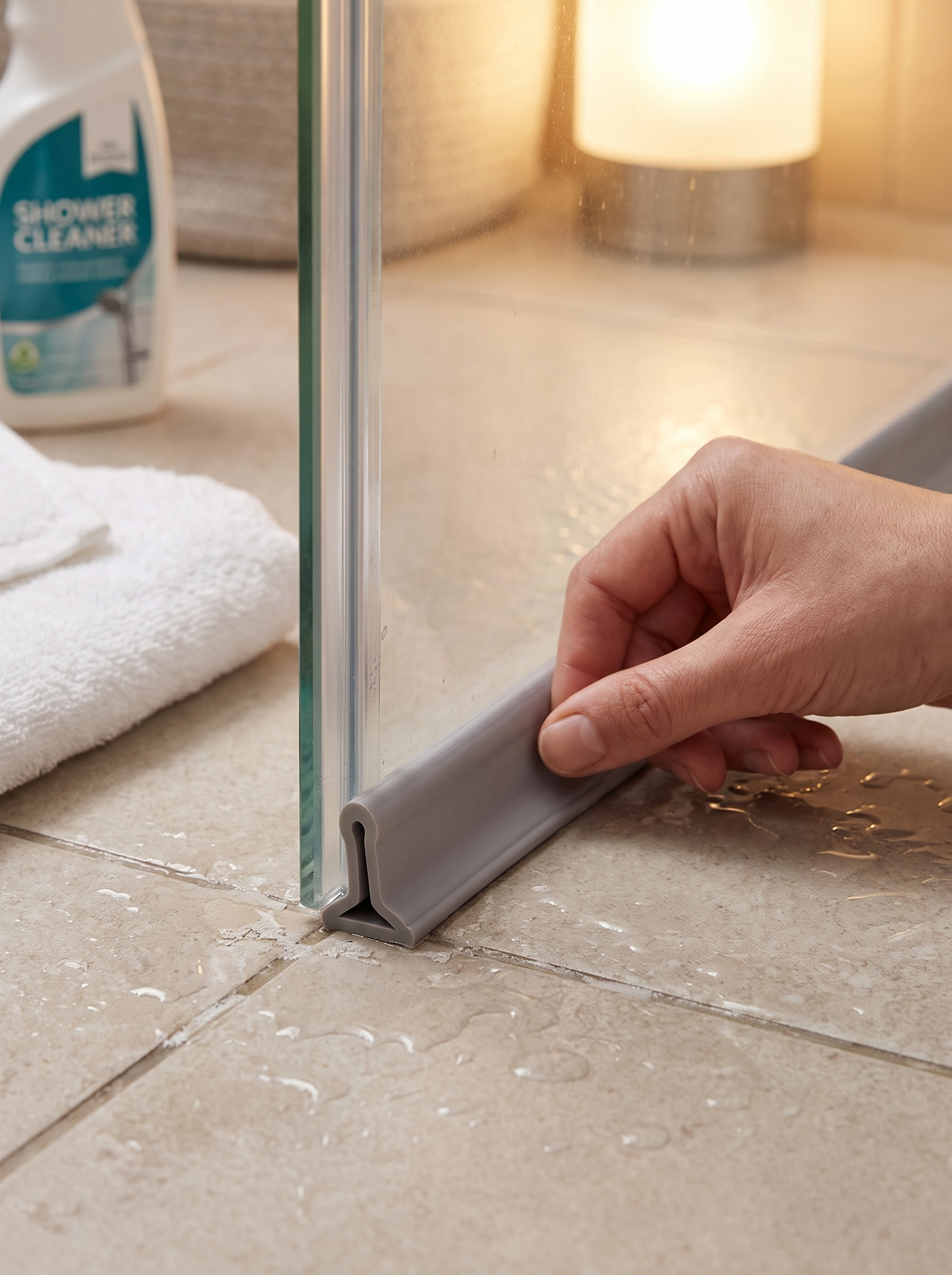 Tira de Contención de Agua de Silicona para Baño - lifestyle 3