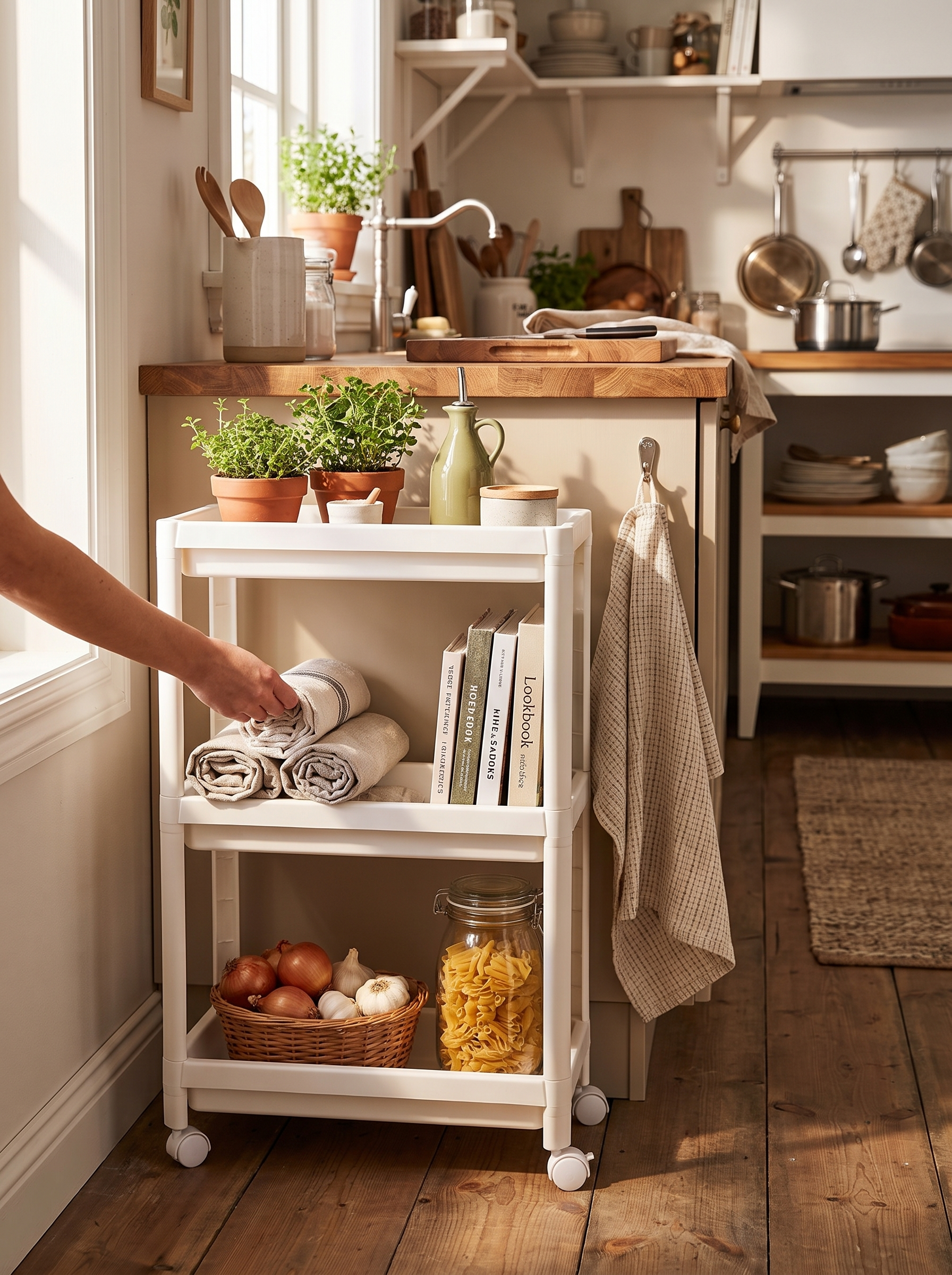 Estante de Cocina con Ruedas, Ahorra Espacio - lifestyle 3