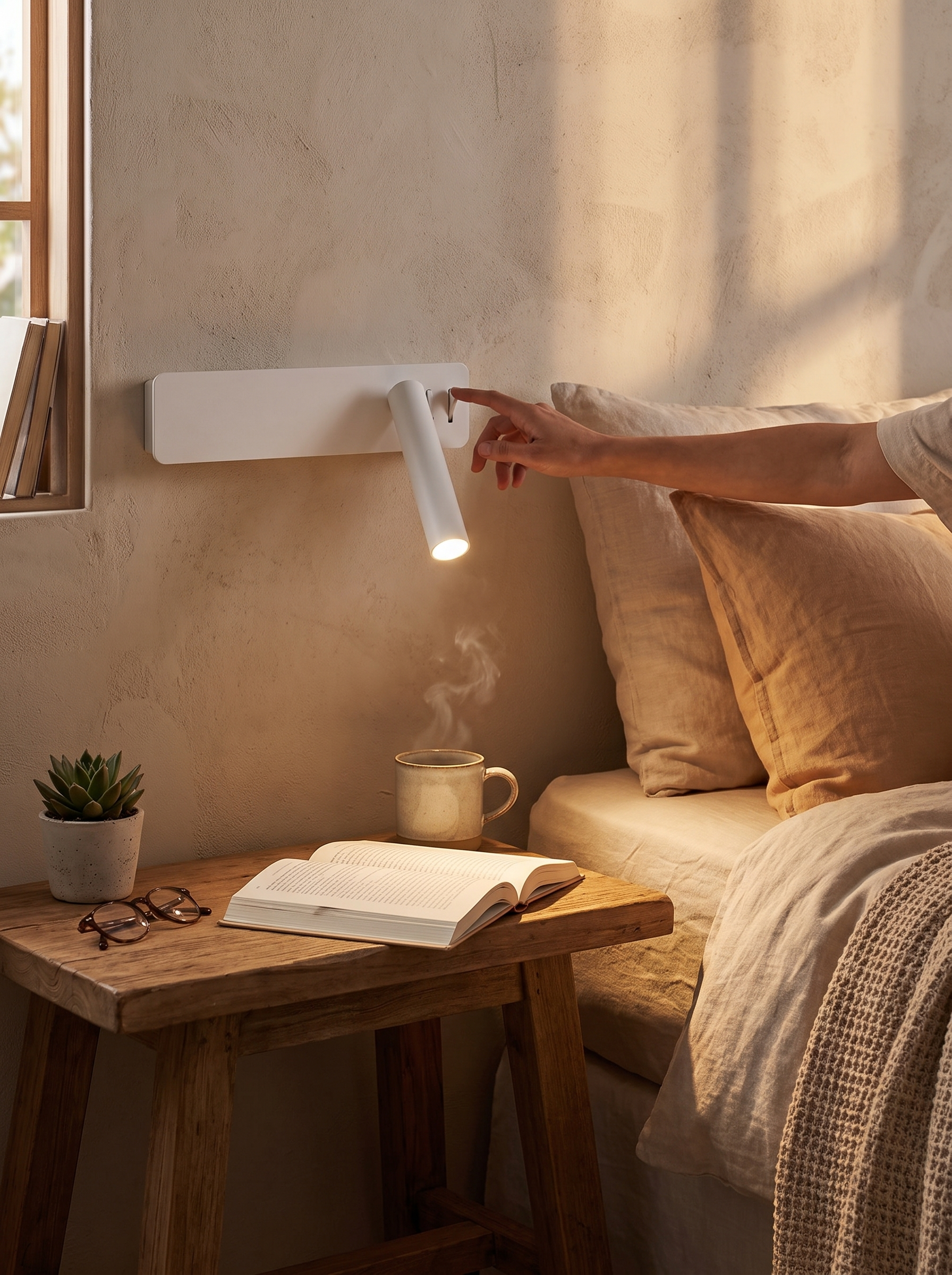Luz de Pared LED con Brazo de Lectura Ajustable - lifestyle 2