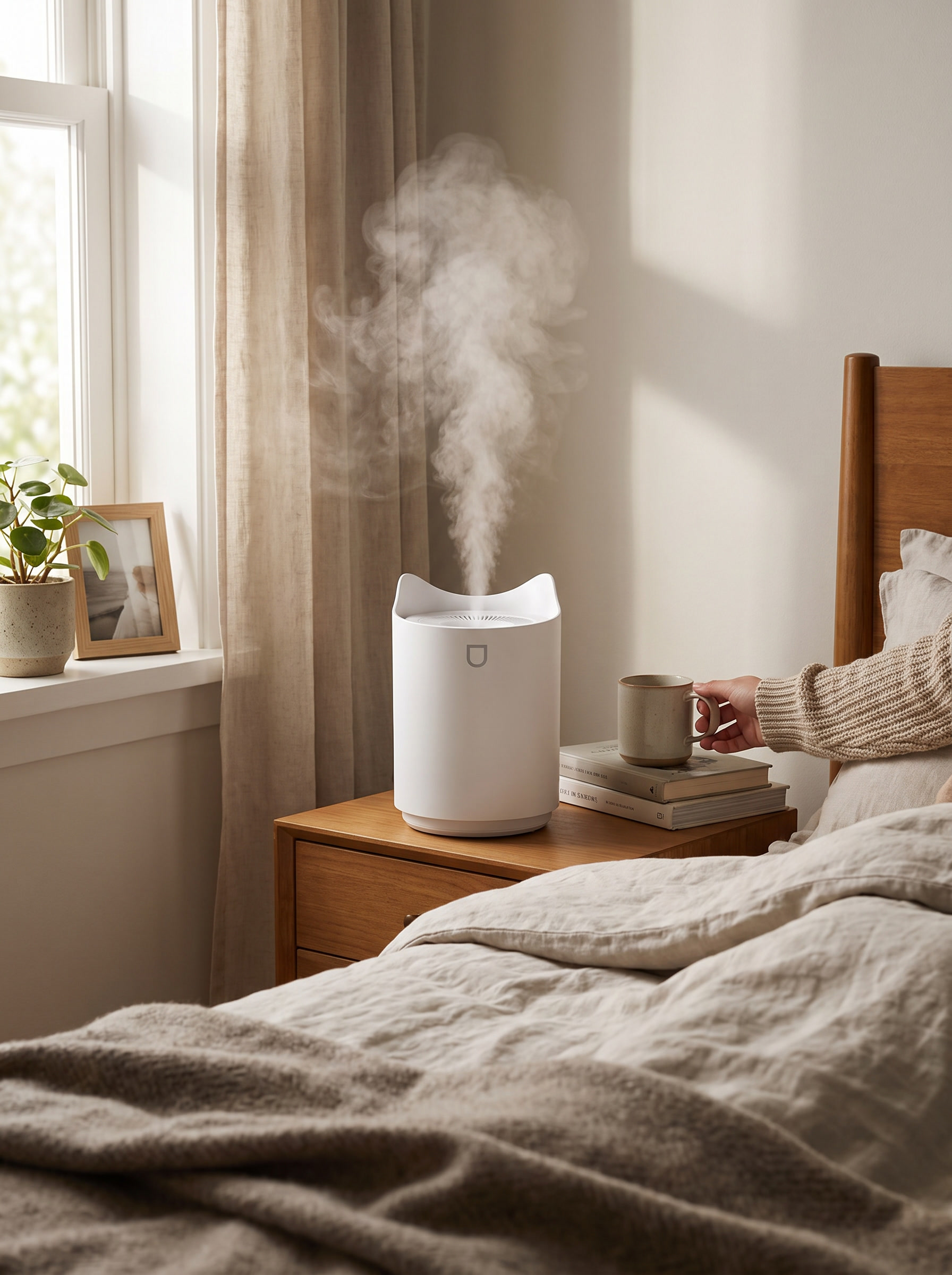 Humidificador Ultrasónico de Niebla Fría para Dormitorio - lifestyle 1