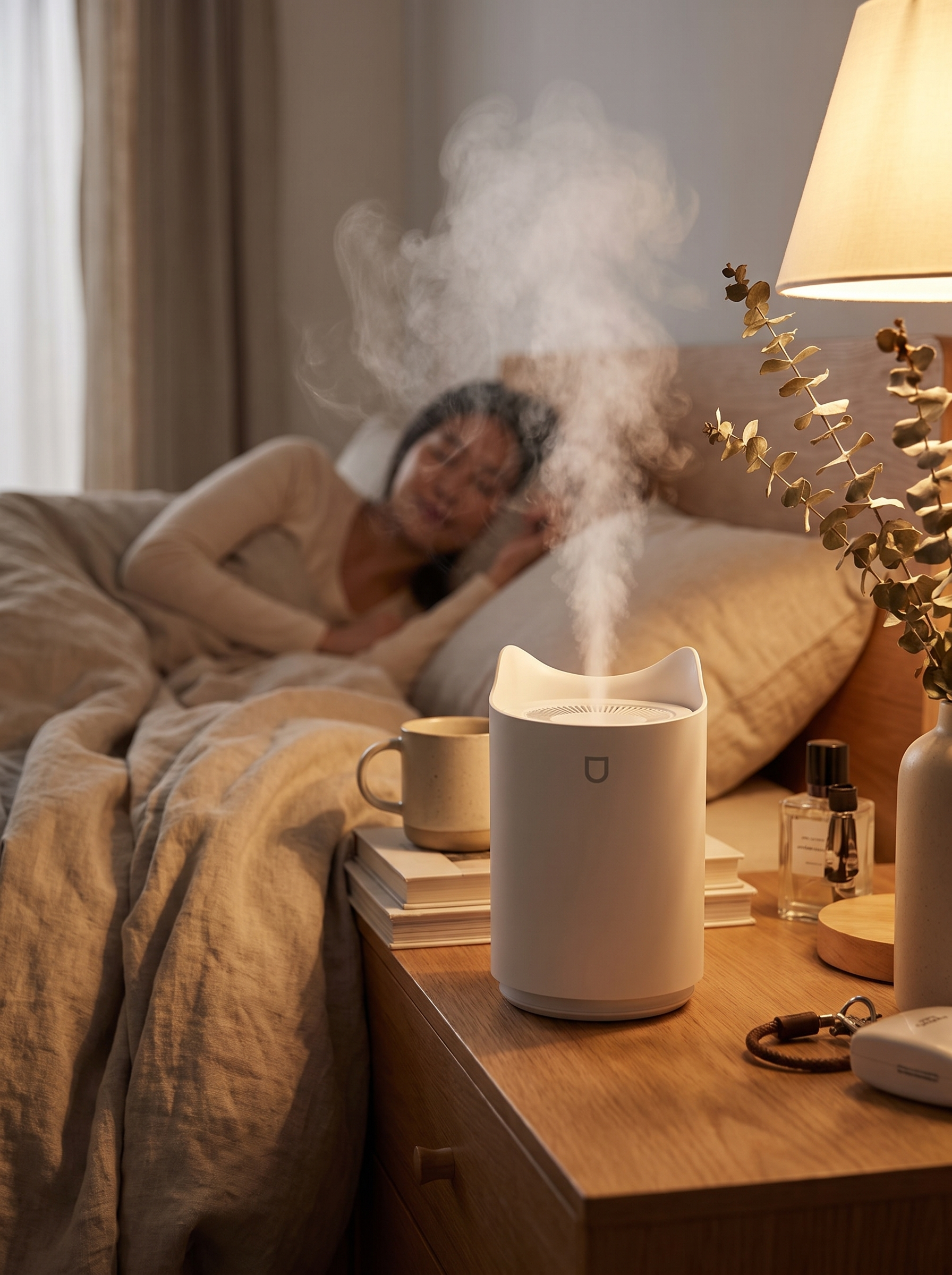 Humidificador Ultrasónico de Niebla Fría para Dormitorio - lifestyle 3